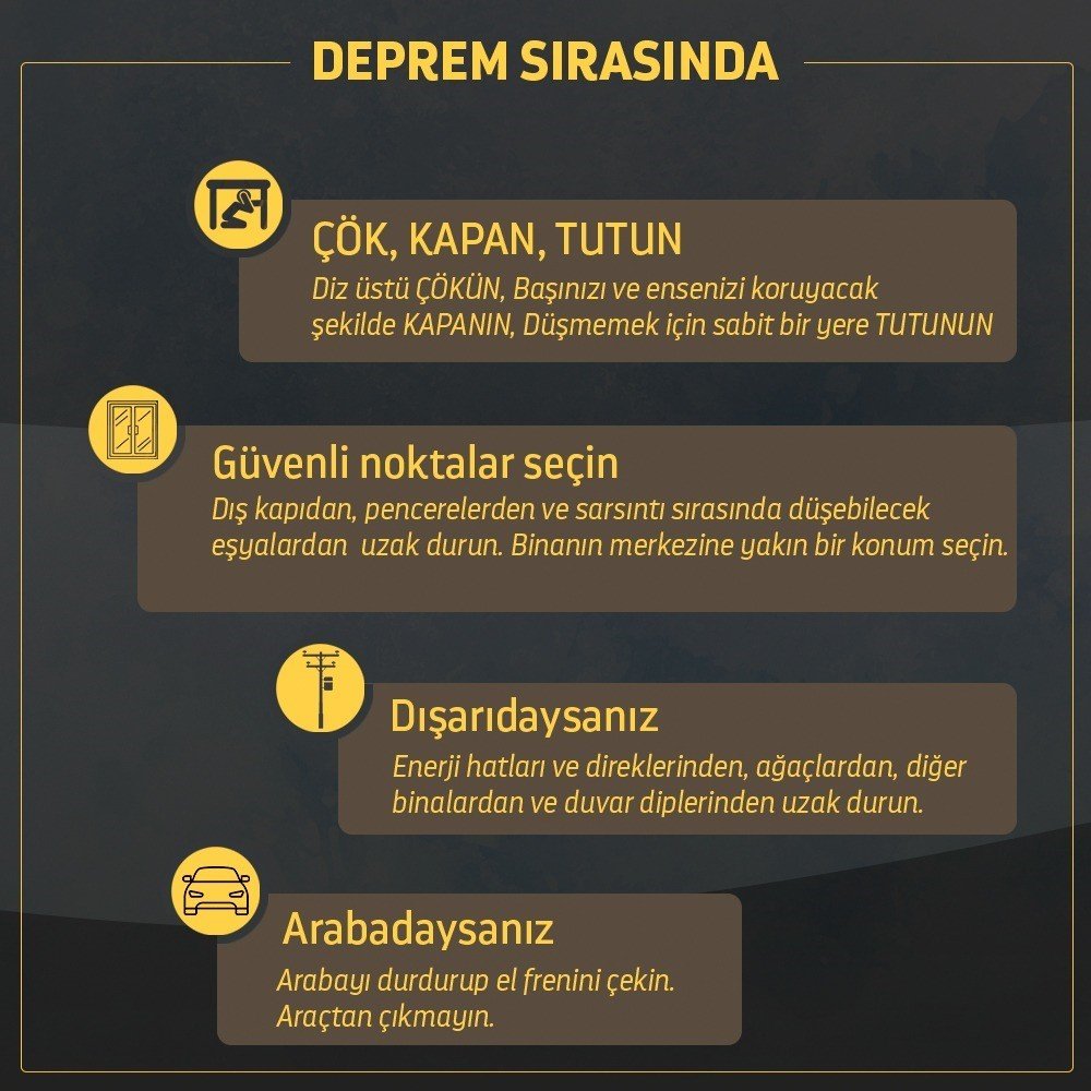 Efeler Belediyesi’nden deprem bilincini arttıran paylaşım