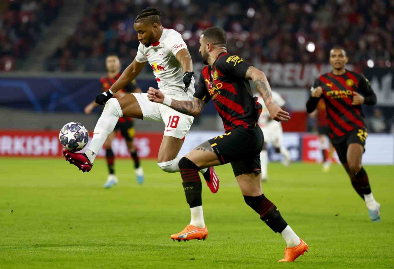 UEFA Şampiyonlar Ligi: RB Leipzig: 1 - Manchester City: 1