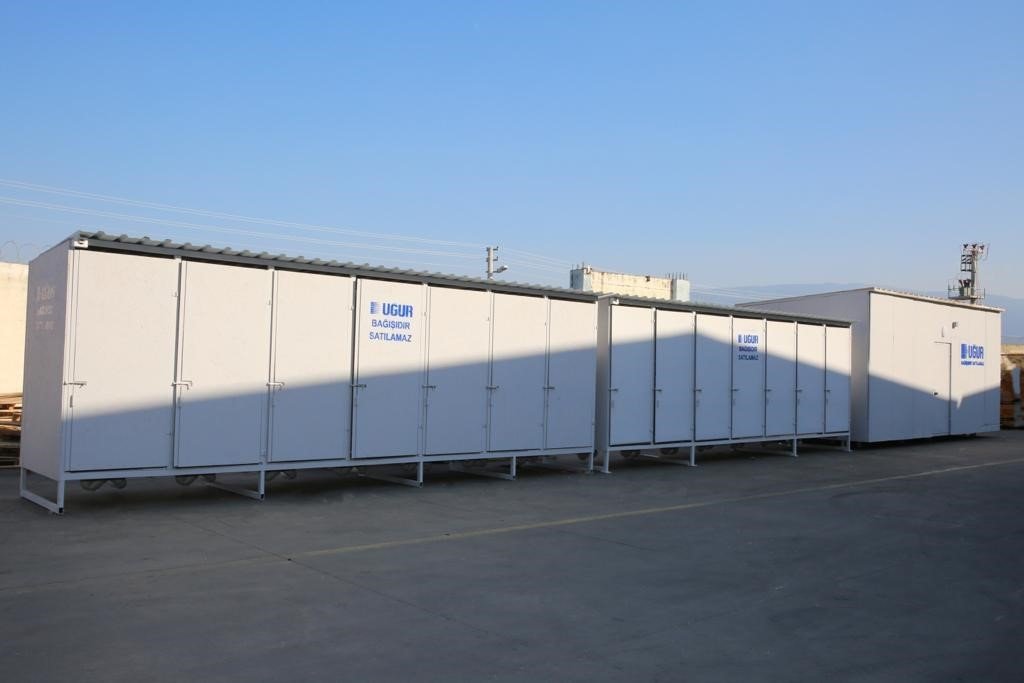 Uğur Soğutma’dan deprem bölgesine seyyar banyo ve tuvalet desteği