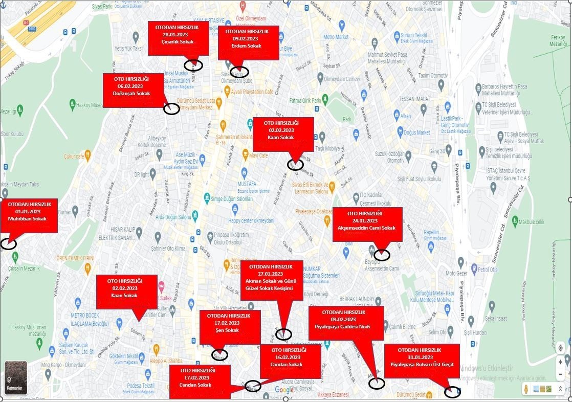 Beyoğlu’nda otomobil hırsızları kamerada: 150 saatlik görüntüyü inceleyip yakaladılar