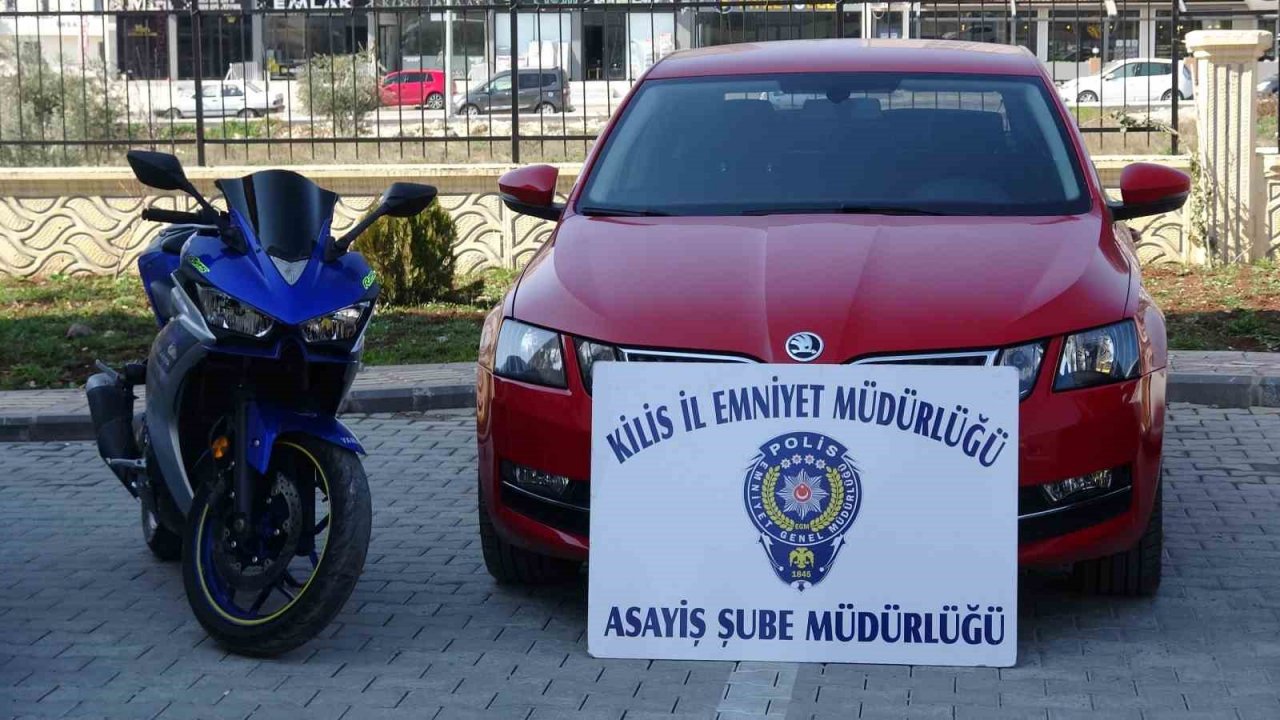 Kilis’te çalıntı lüks otomobil operasyonu