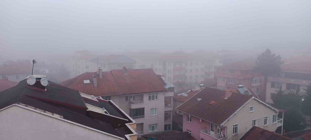 Düzce’de sis günlük yaşamı olumsuz etkiliyor