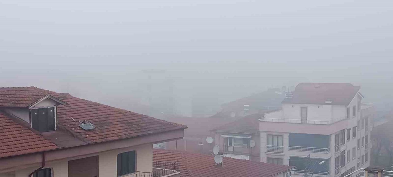 Düzce’de sis günlük yaşamı olumsuz etkiliyor