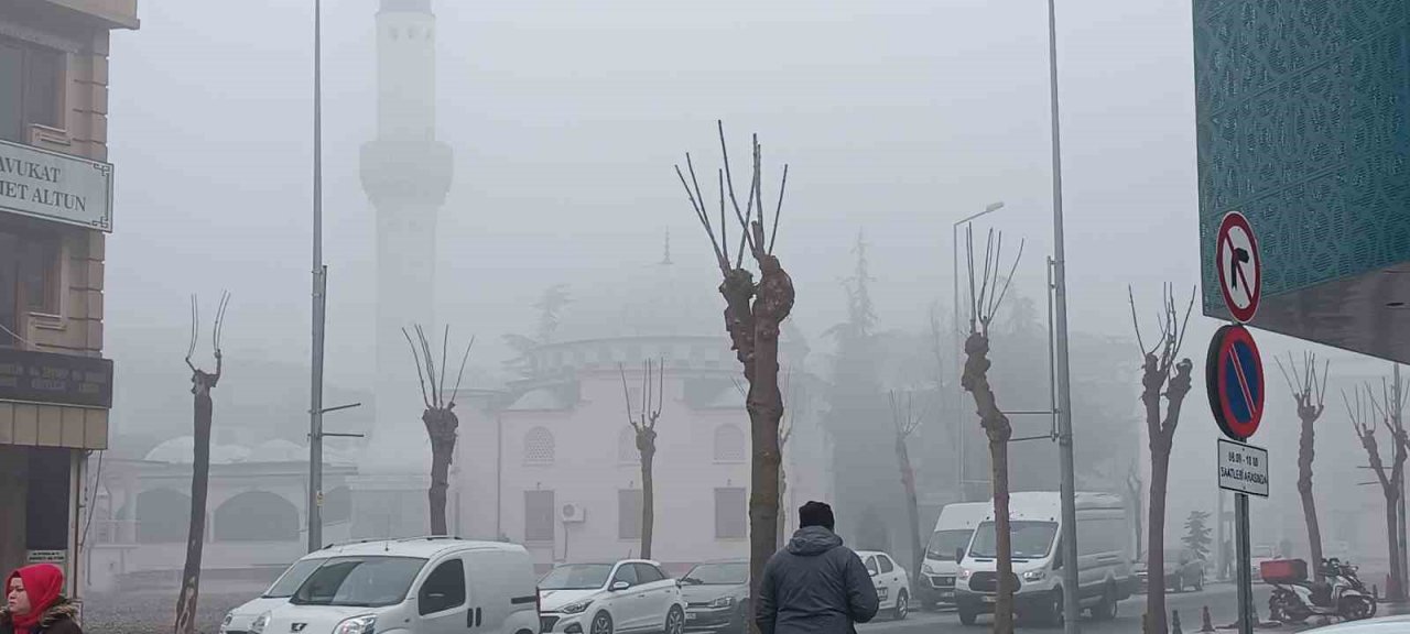 Düzce’de sis günlük yaşamı olumsuz etkiliyor