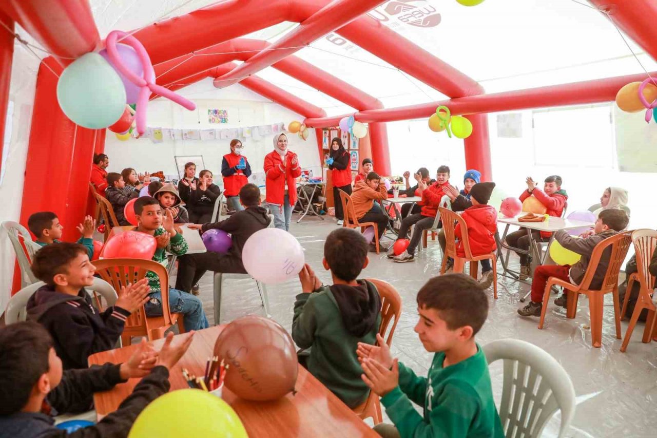 Kızılay’dan afetzede çocuklara yönelik psiko sosyal destek