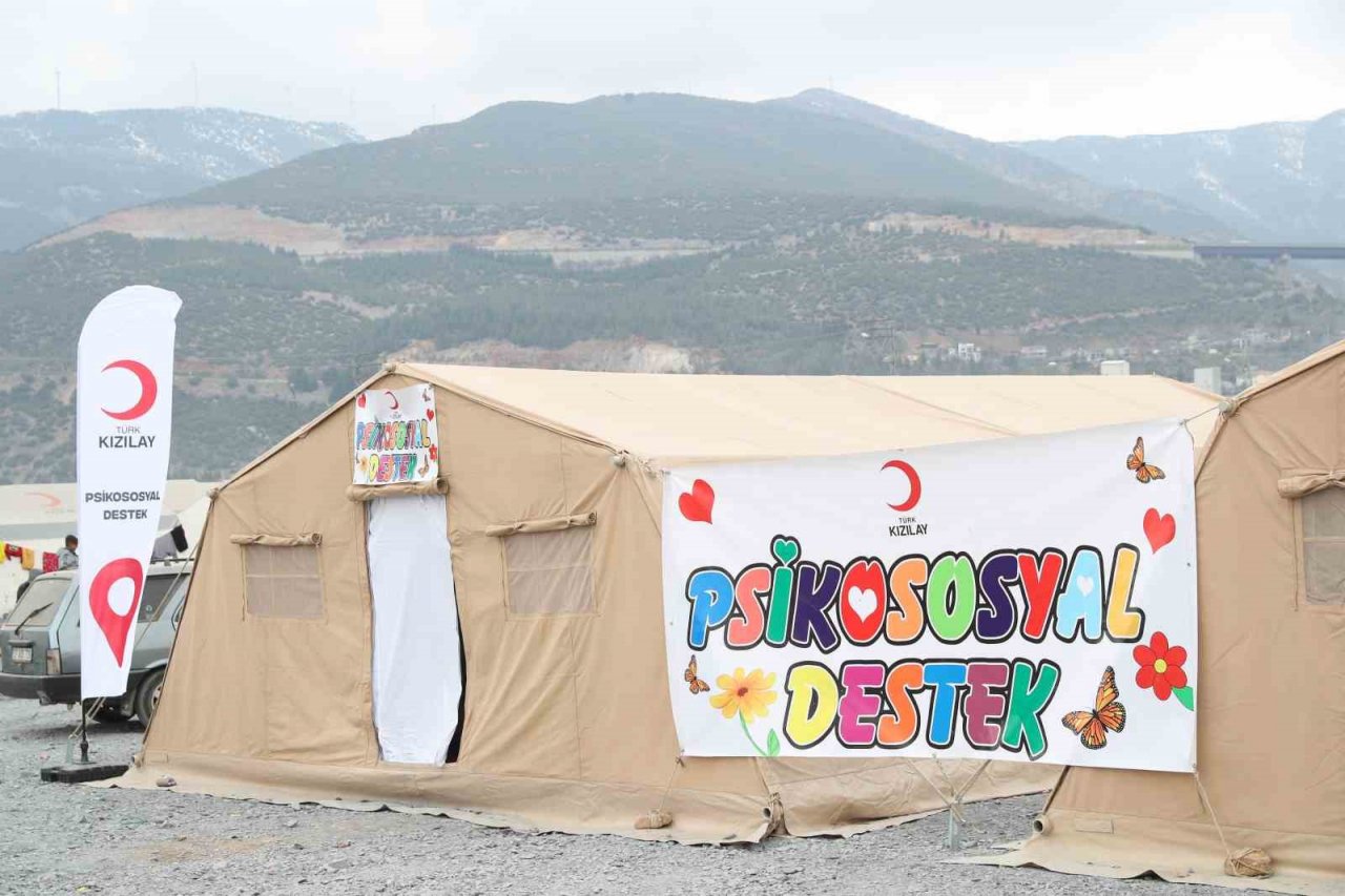 Kızılay’dan afetzede çocuklara yönelik psiko sosyal destek