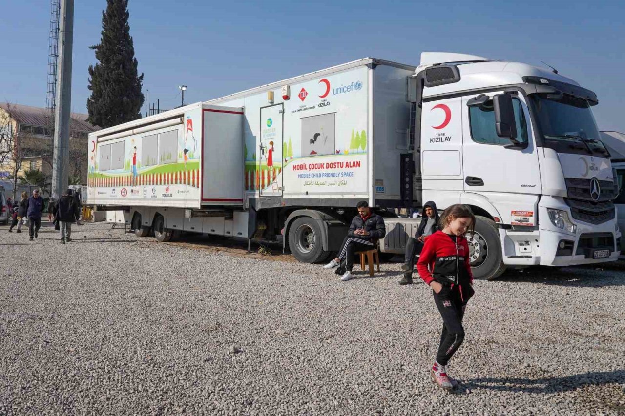 Kızılay’dan afetzede çocuklara yönelik psiko sosyal destek