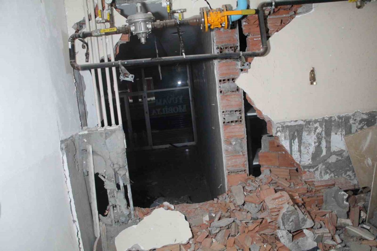 Patlayan kolonların tuğladan yapıldığı ortaya çıktı