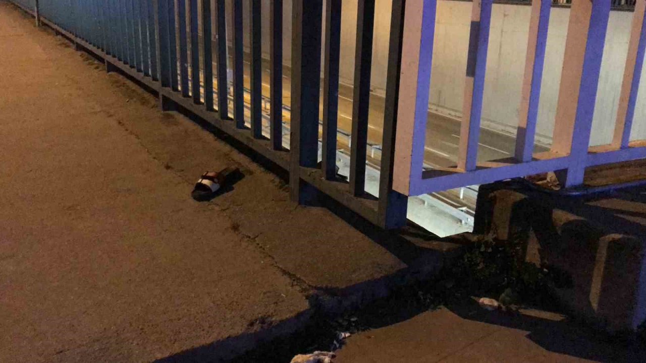 Köprüden tünele düşen yaşlı adam hayatını kaybetti