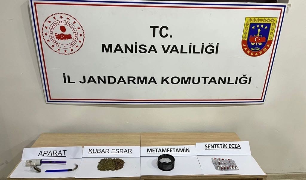 Manisa’da uyuşturucudan 2 tutuklama
