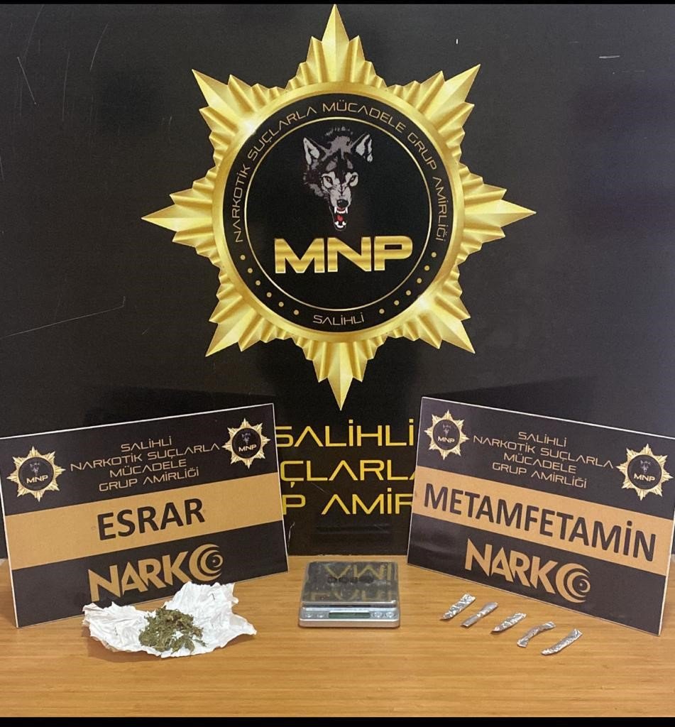 Manisa’da uyuşturucudan 2 tutuklama