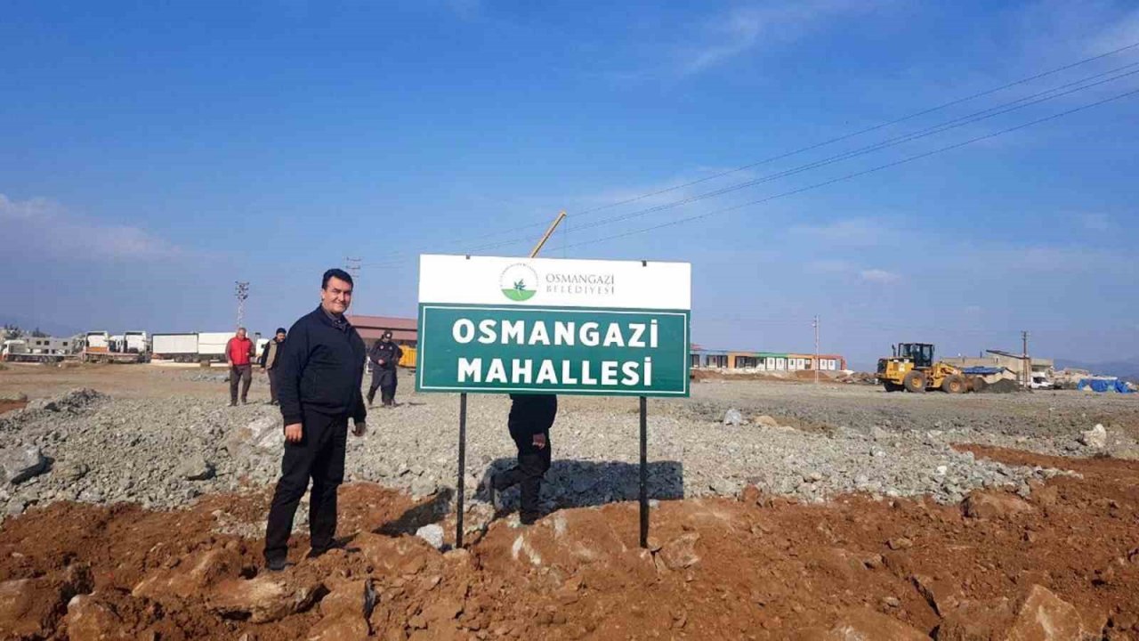 İslahiye’ye Osmangazi mahallesi