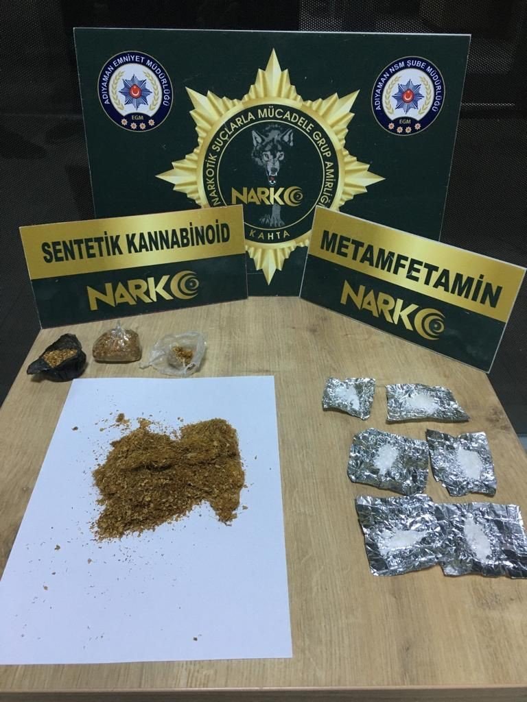 Kahta’da uyuşturucu ile yakalanan 1 kişi tutuklandı