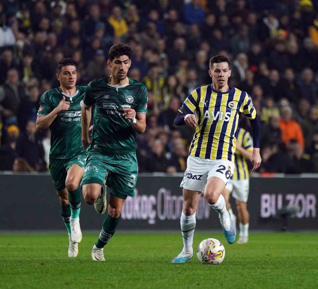 Spor Toto Süper Lig: Fenerbahçe: 2 - Konyaspor: 0 (İlk yarı)