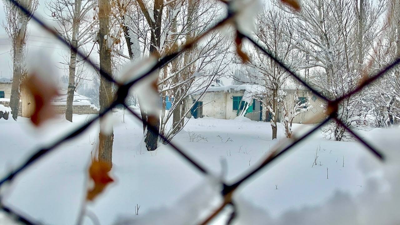 Ağrı’da kış manzarası göz kamaştırıyor