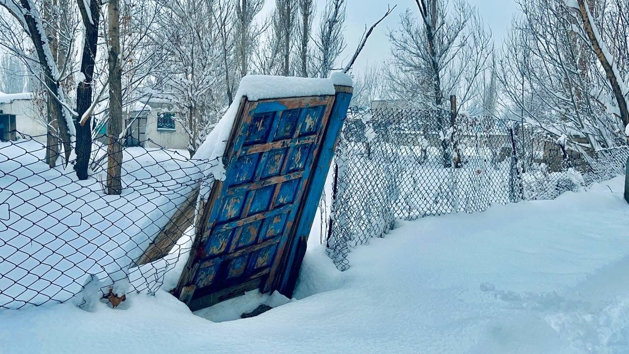Ağrı’da kış manzarası göz kamaştırıyor