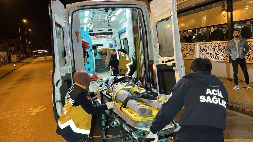 İki çocuğun ağır yaralandığı kaza kameralara yansıdı