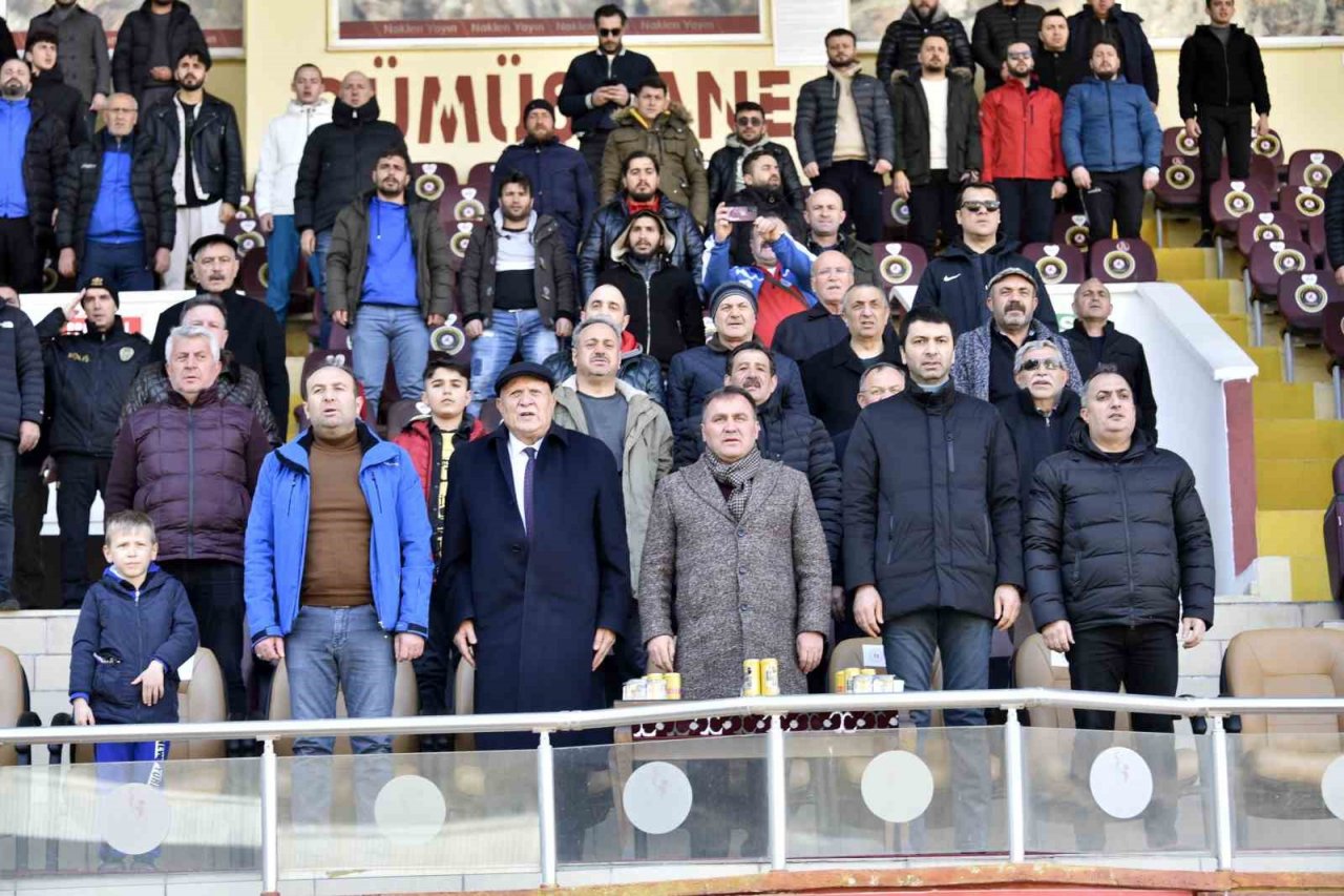 Gümüşhane ve Bayburt temsilcilerinden depremzedeler için dostluk maçı