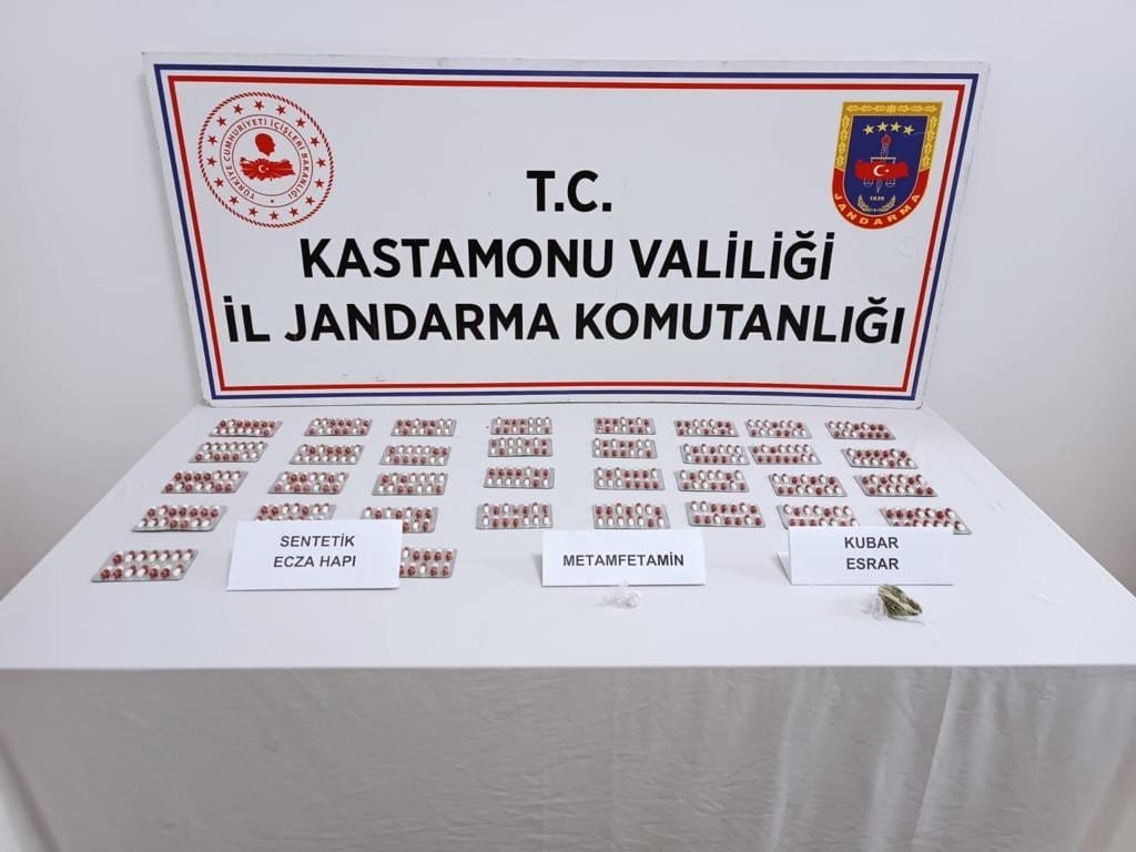 Ankara’dan Kastamonu’yu uyuşturucu getiren şahıs yakalanarak tutuklandı