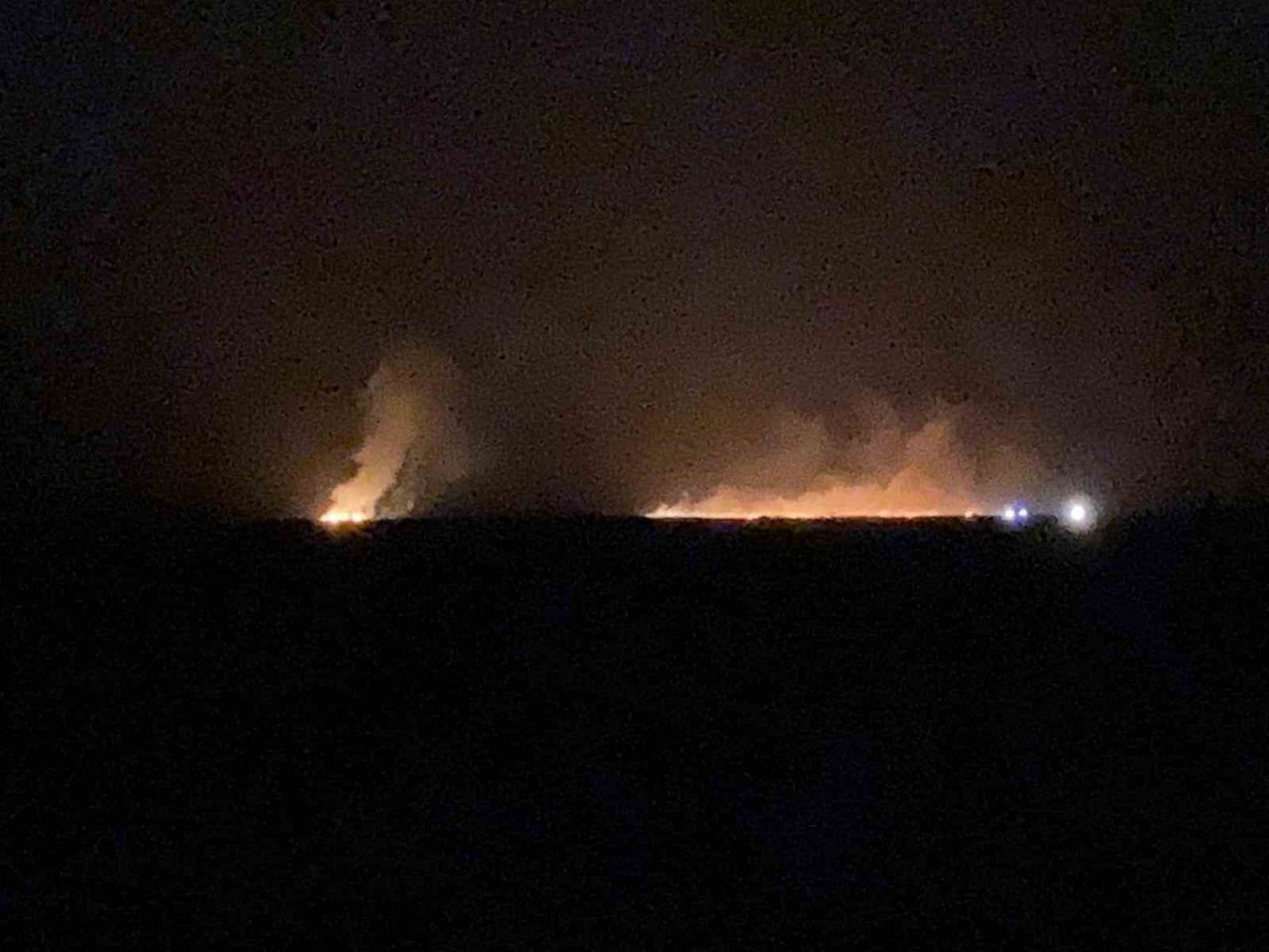 Gala Gölü Milli Parkı alevler içinde