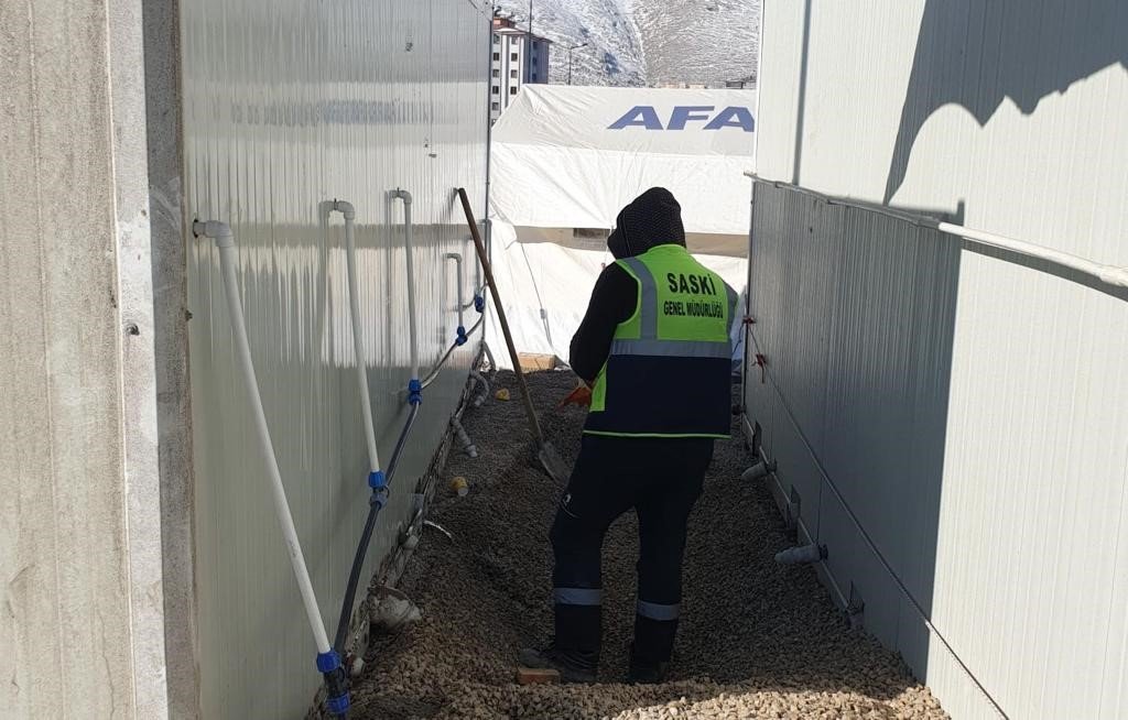 SASKİ, Elbistan’ın banyo ve tuvalet sorununu çözüyor