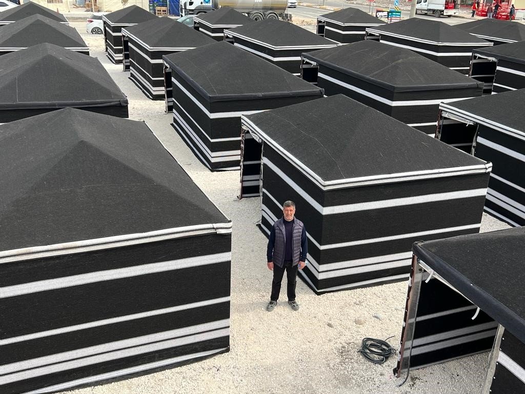 Kıl çadırlardan oluşan Çadırkent’in kurulumu tamamlandı