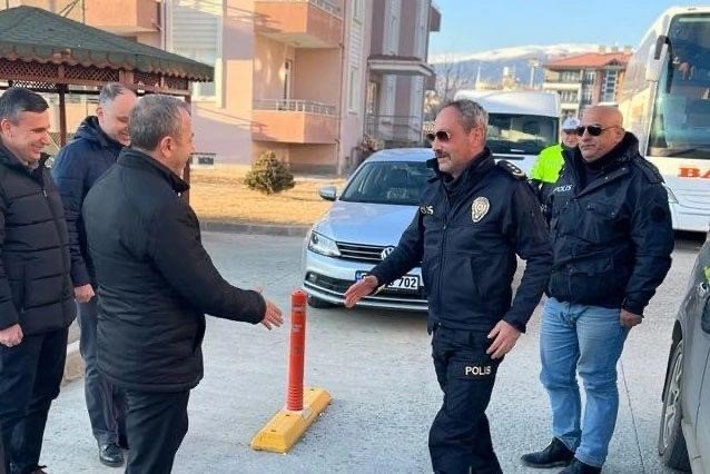 Kahramanmaraş’ta görev alan polisler Erzincan’a döndü