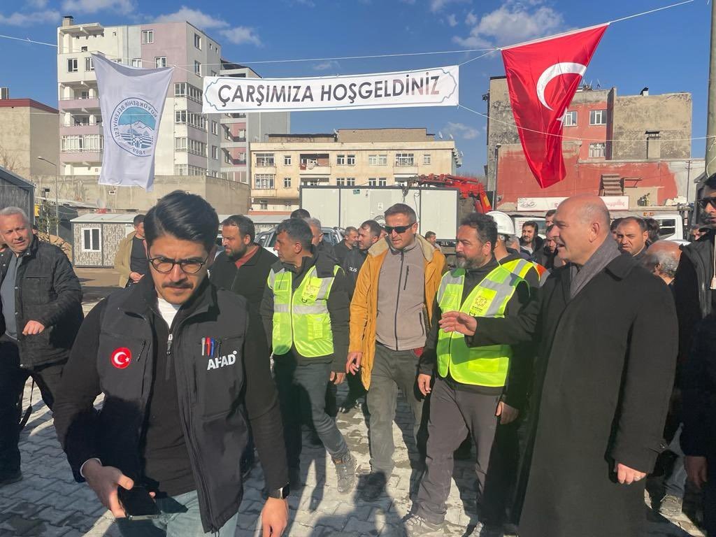 Bakan Soylu’dan Başkan Büyükkılıç’a “çarşı” teşekkürü