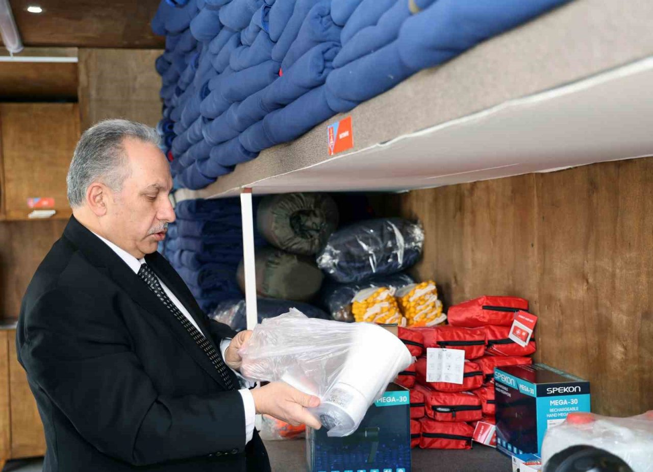 Talas Belediyesi’nden yine bir ilk: acil durum konteyneri