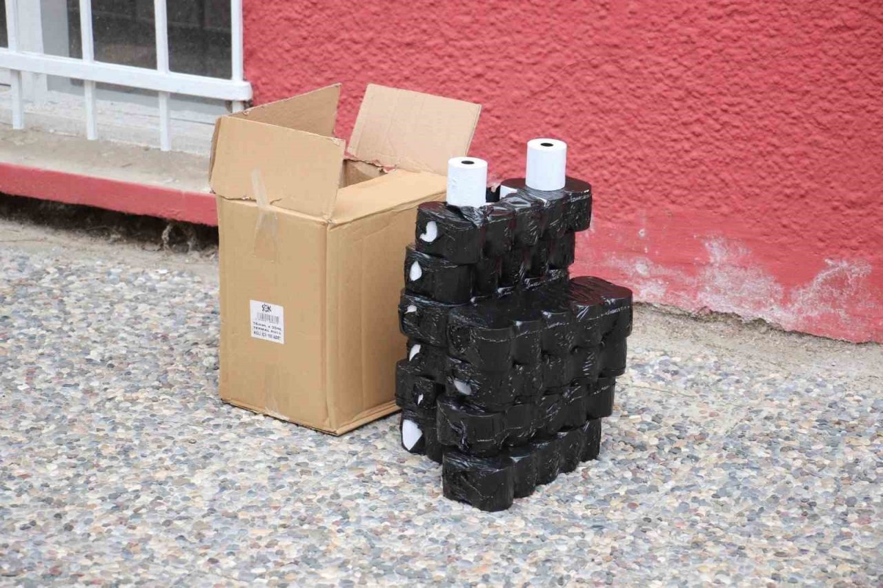 Bomba sandılar, pos makinesi rulosu çıktı