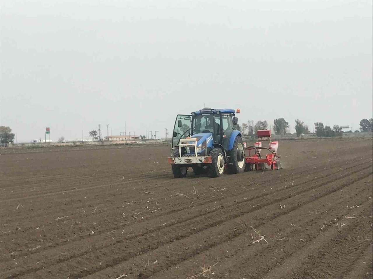 Depremzede çiftçiler üretmeye devam ediyor