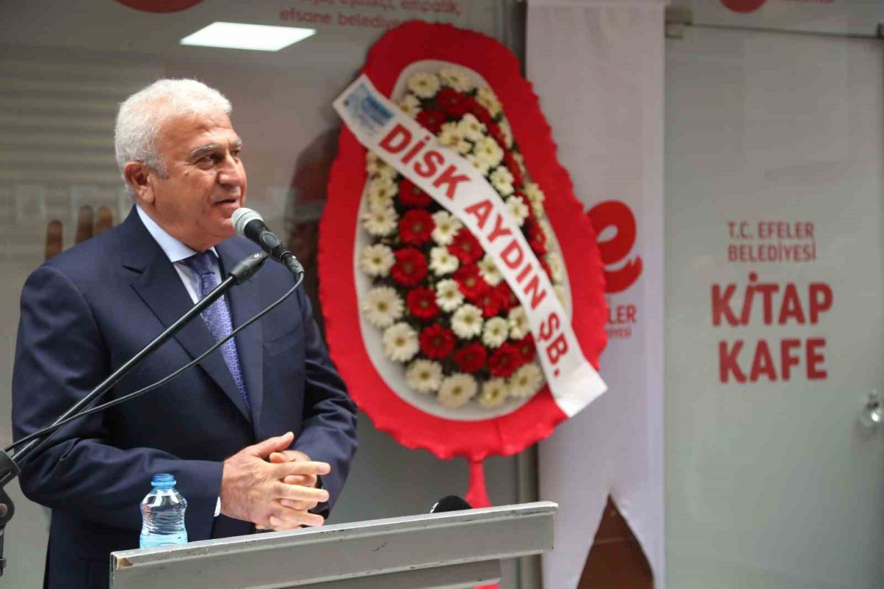 Efeler Belediyesi 10’uncu Kitap Kafe kapılarını hizmete açtı