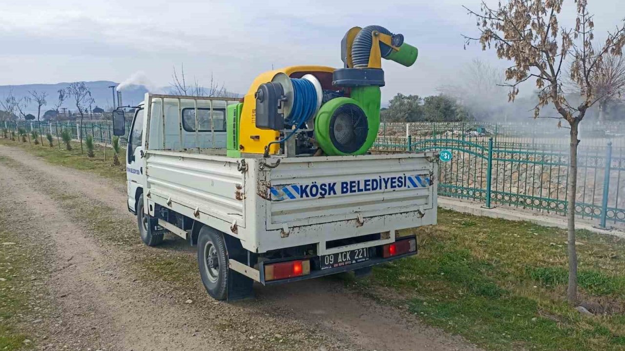 Köşk’te larva ile mücadele çalışmaları başladı