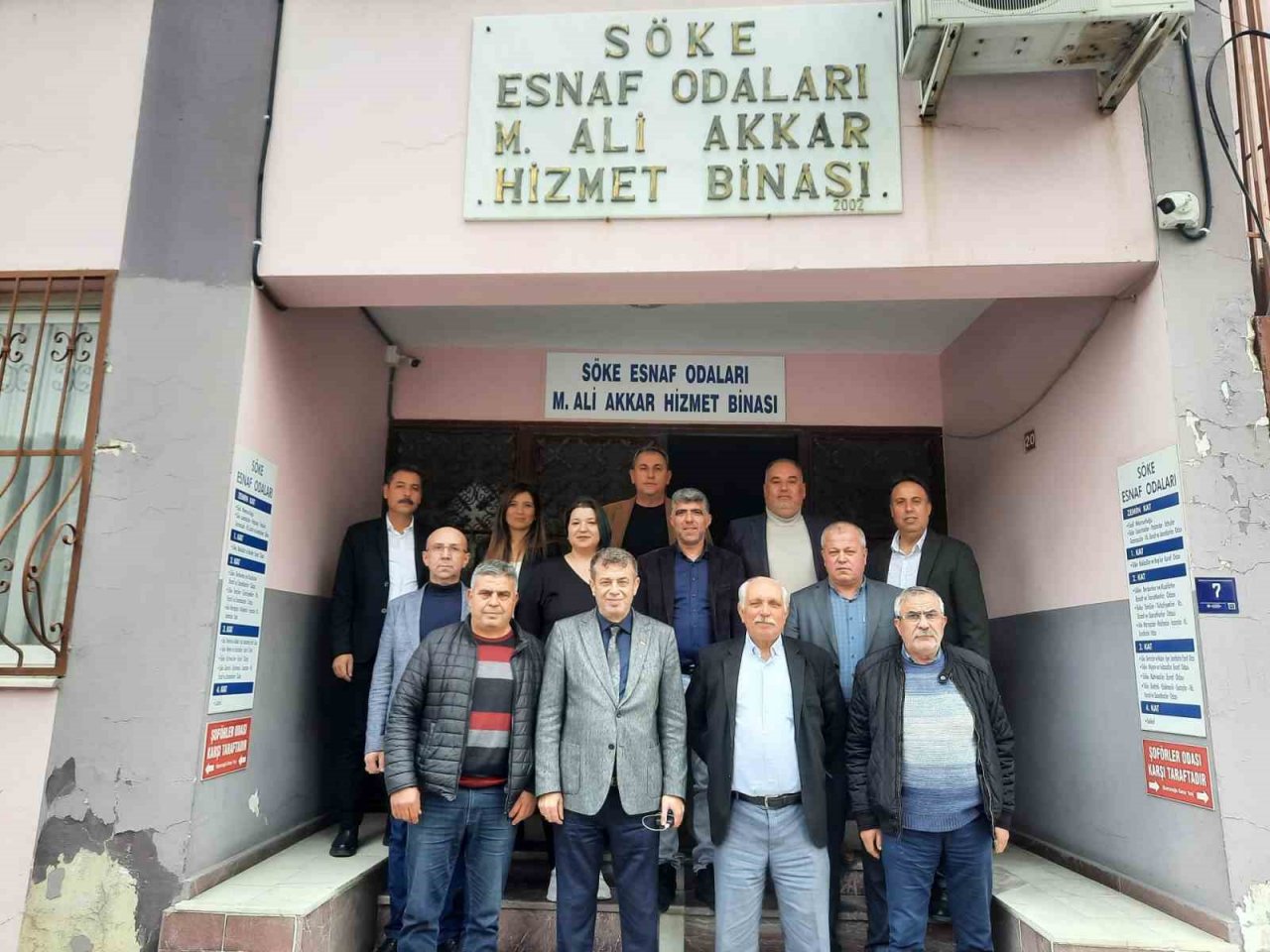 Künkcü, söke ve Didim esnaf odası başkanlarını yalnız bırakmadı