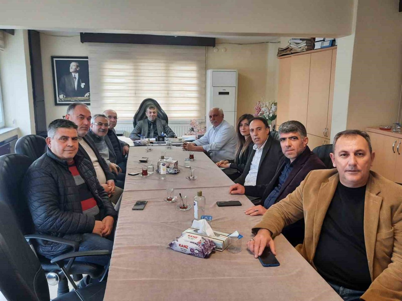 Künkcü, söke ve Didim esnaf odası başkanlarını yalnız bırakmadı