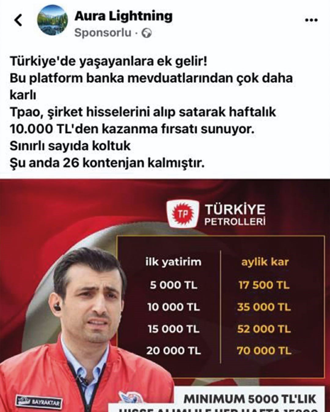 Selçuk Bayraktar’ın fotoğrafları kullanılarak ilan verilmesine ilişkin Baykar’dan açıklama