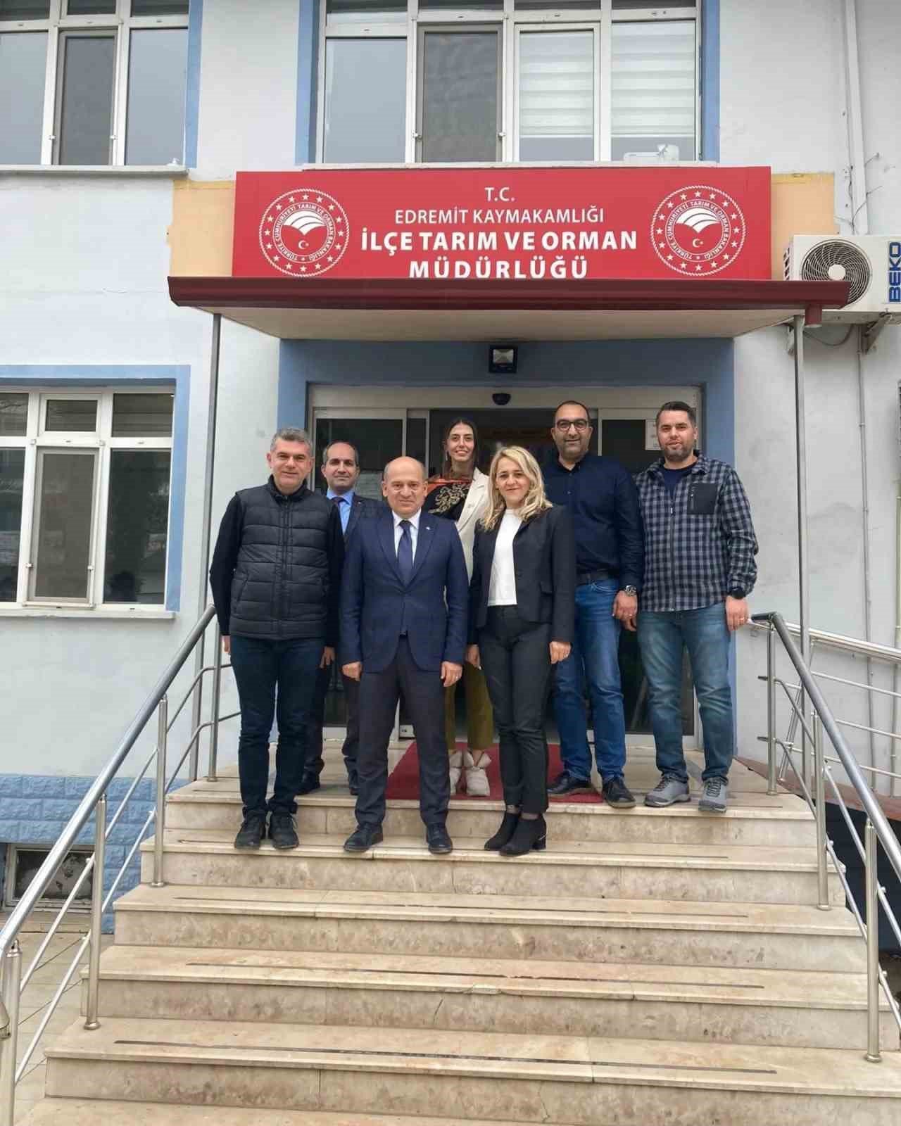 Edremit Ticaret Odası’ndan İlçe Tarım ve Orman Müdürlüğüne ziyaret