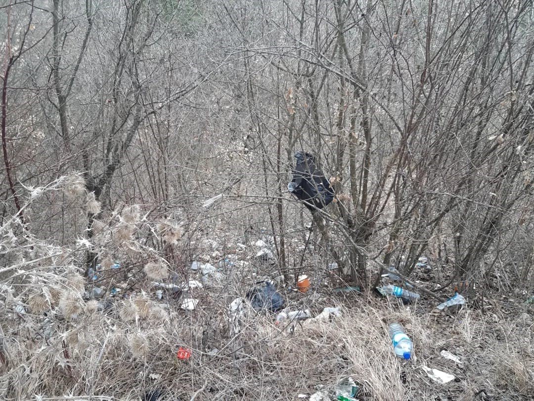 Şehre içme suyunu sağlayan Karaçomak Barajının çevresi adeta çöplüğe döndü