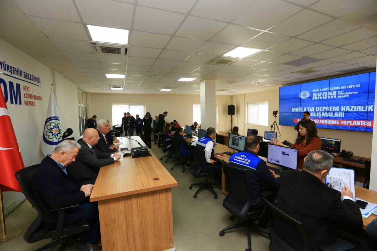 Muğla’da deprem öncesi hazırlık çalışmaları