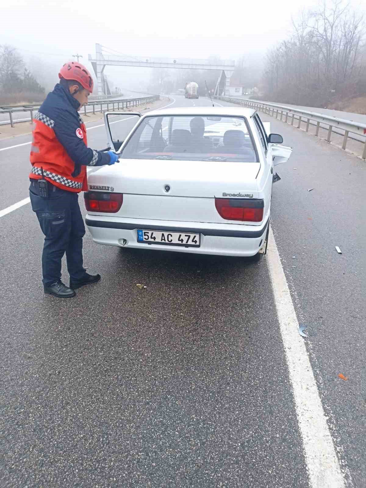 D-140’da otomobil ile patpat çarpıştı: 2 yaralı