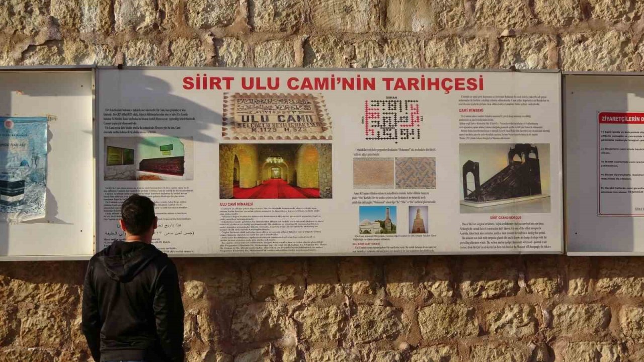 Siirt’te 9 asırlık tarihi Ulu Camii dayanıklılığıyla depreme meydan okuyor