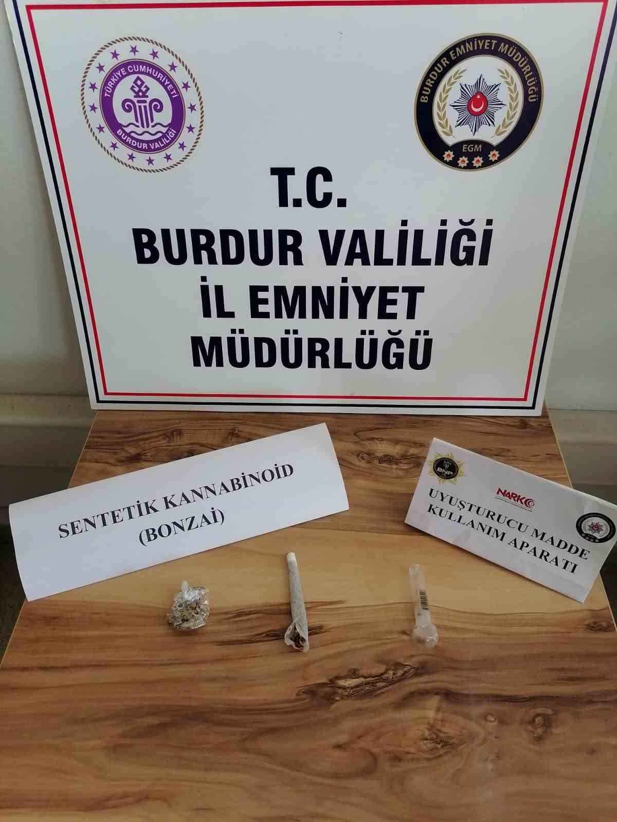 Burdur’da narkotik operasyonlarında 33 şahsa işlem yapıldı