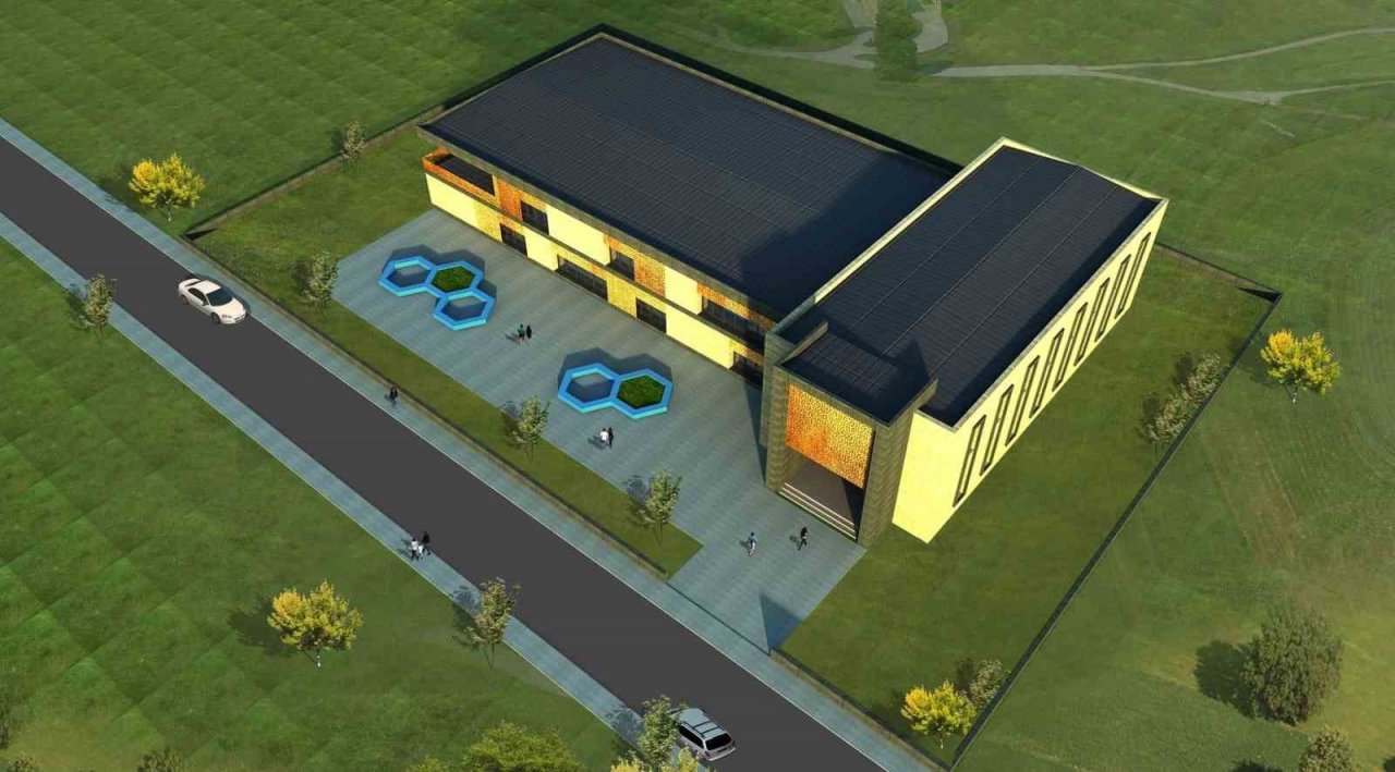 Gediz’de gençlik merkezi ve tenis kortu inşaatları başladı