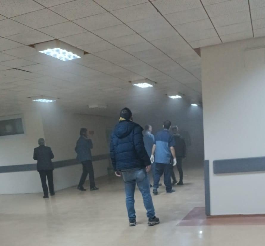 OMÜ Tıp’ta yangın