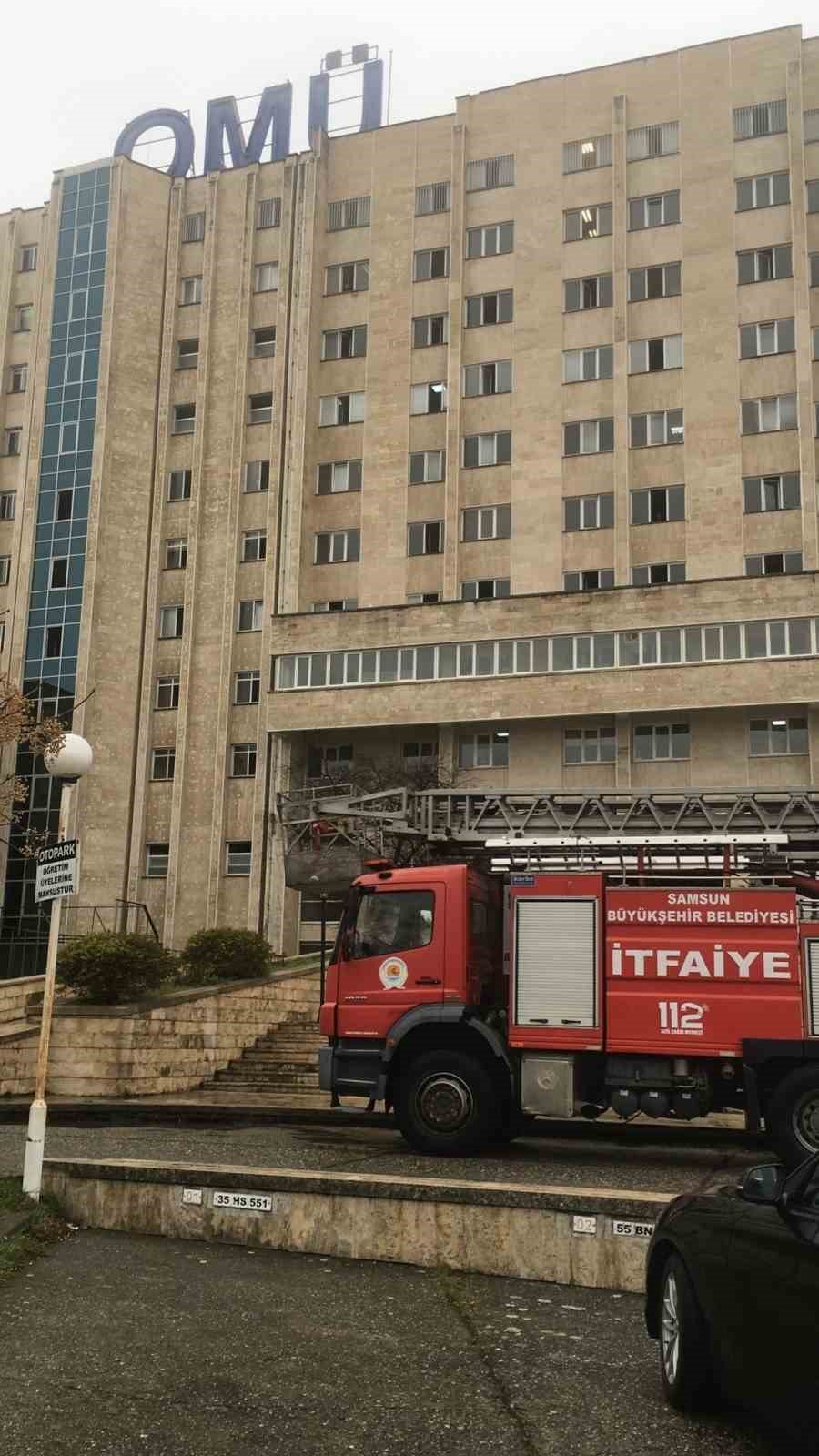 OMÜ Tıp’ta yangın