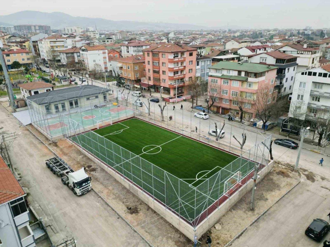 Körfez’in yeni spor tesisinde sona doğru