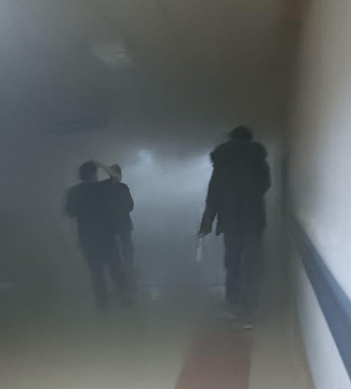 OMÜ Tıp’ta yangın