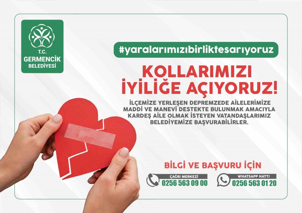 Germencik’te “kardeş aile” projesi