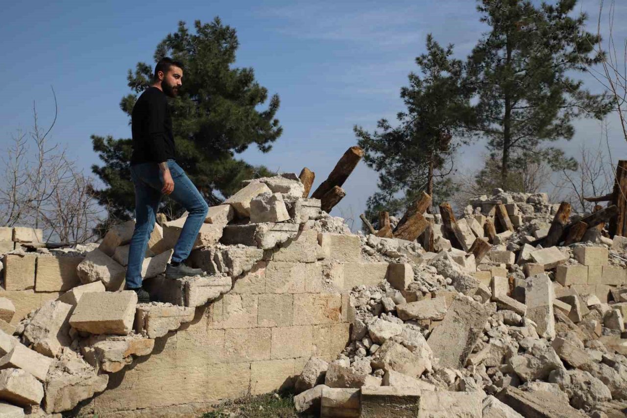 Zerda dizisinin çekildiği konak depemde yerle bir oldu