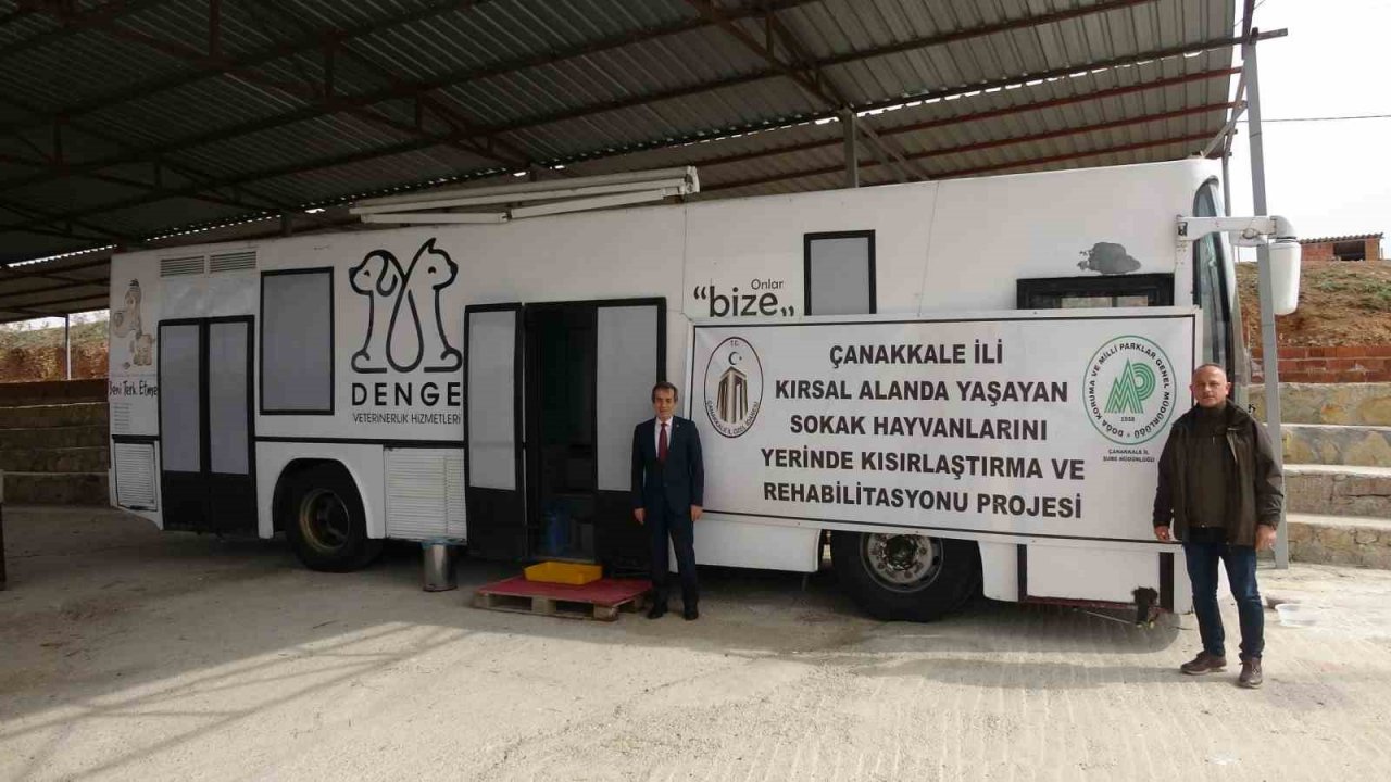 Çanakkale’de kırsaldaki 10 bin sokak hayvanı kısırlaştırılacak